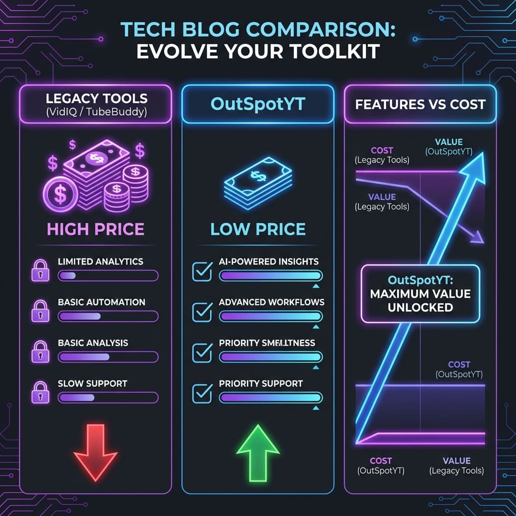VidIQ vs TubeBuddy vs OutSpotYT: Which YouTube Tool Is Best for Small Creators in 2026?