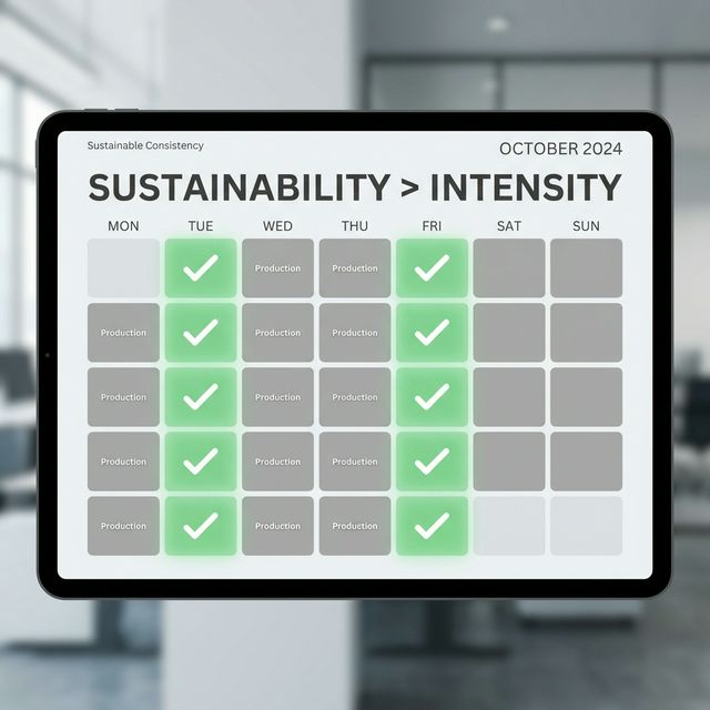 Sustainable Consistency Calendar