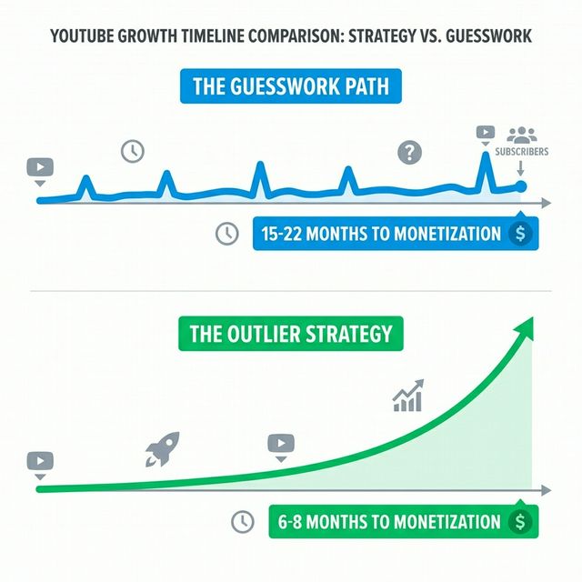 Outlier Strategy vs Guesswork Timeline